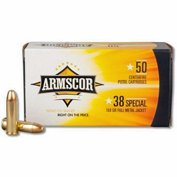 38 Special 158gr FMJ Armscor Precision Ammo | 1000 Round Case