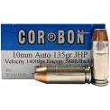 10mm Auto 135gr JHP Corbon Ammo | 20 Round Box