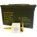 308 Win [7.62x51mm] M80 145gr FMJBT PPU Ammo | 500 Rounds + 50-Cal Ammo Can