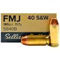 40 S&W 180gr FMJ Sellier & Bellot Ammo | 1000 Round Case