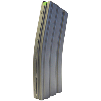 C Products DuraMag AR-15 Magazine | 223/5.56 | 30 Rounds | Aluminum | Green Follower