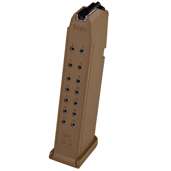 Glock 19X Magazine | 9mm | 17 Rounds | Coyote Tan