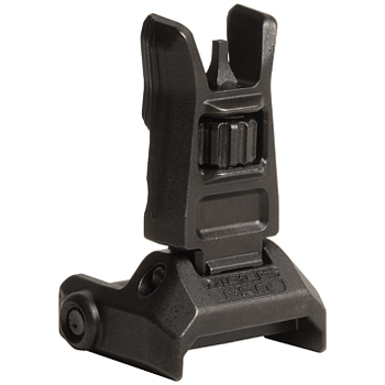 Magpul MBUS Pro Back-Up Flip Sight | Black Front